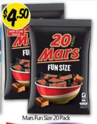 NQR Mars Fun Size offer