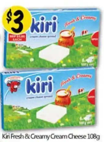 NQR Kiri Fresh & Creamy Cream Cheese offer