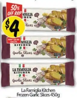 NQR La Famiglia Kitchen Frozen Garlic Slices offer