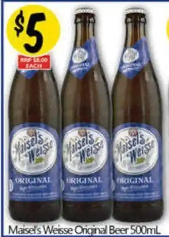 NQR Maisel's Weisse Original Beer offer