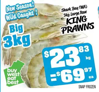 Farmer Jack's King prawns offer