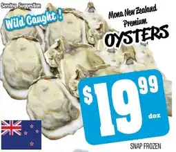 Farmer Jack's Oysters offer