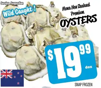 Farmer Jack's Oysters offer