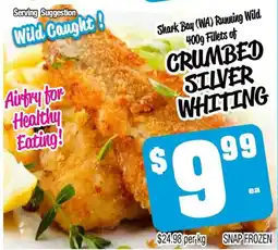 Farmer Jack's Crumbed silver whiting offer