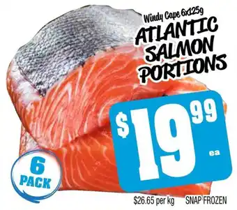 Farmer Jack's Atlantic salmon portions offer