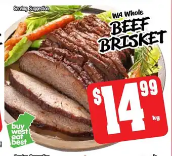 Farmer Jack's Beef brisket offer