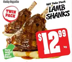 Farmer Jack's Lamb shanks offer