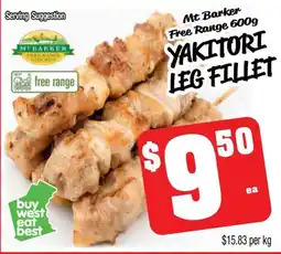 Farmer Jack's Yakitori leg fillet offer