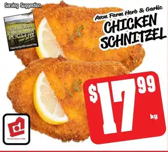 Farmer Jack's Chicken schnitzel offer