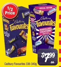 Farmer Jack's Cadbury Favourites offer