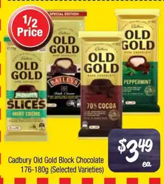 Farmer Jack's Cadbury Old Gold Block Chocolate offer