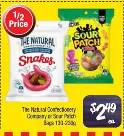 Farmer Jack's The Natural Confectionery Company or Sour Patch Bags offer