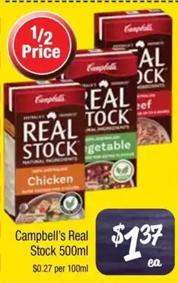 Farmer Jack's Campbell's Real Stock offer