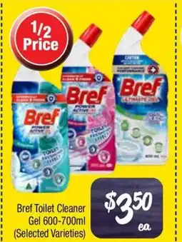 Farmer Jack's Bref Toilet Cleaner Gel offer