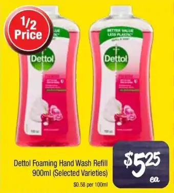 Farmer Jack's Dettol Foaming Hand Wash Refill offer