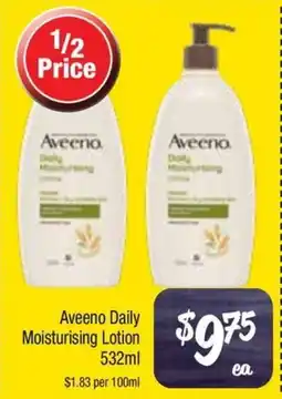 Farmer Jack's Aveeno Daily Moisturising Lotion offer