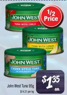 Farmer Jack's John West Tuna offer