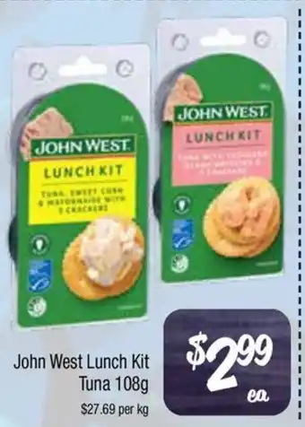 Farmer Jack's John West Lunch Kit Tuna offer