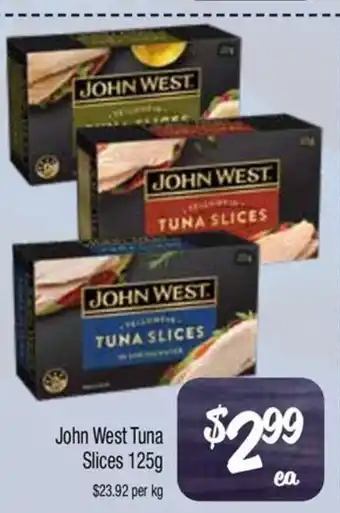 Farmer Jack's John West Tuna Slices offer