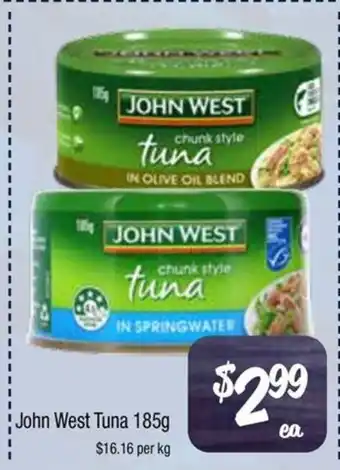 Farmer Jack's John West Tuna offer