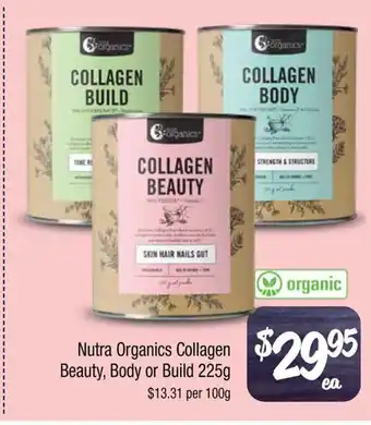 Farmer Jack's Nutra Organics Collagen Beauty, Body or Build offer