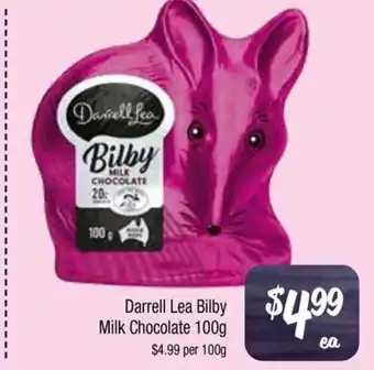 Farmer Jack's Darrell Lea Bilby Milk Chocolate offer