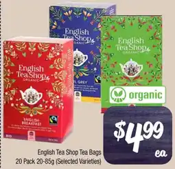 Farmer Jack's English Tea Shop Tea Bags offer