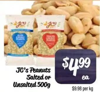 Farmer Jack's JC's Peanuts Salted or Unsalted offer