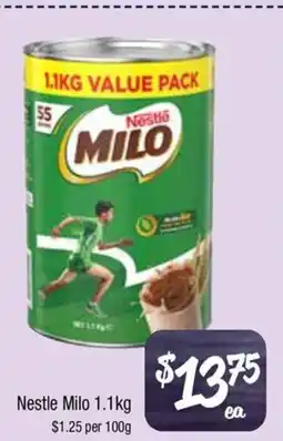 Farmer Jack's Nestle Milo offer