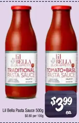 Farmer Jack's Lil Bella Pasta Sauce offer