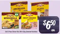 Farmer Jack's Old El Paso Dinner Kits offer