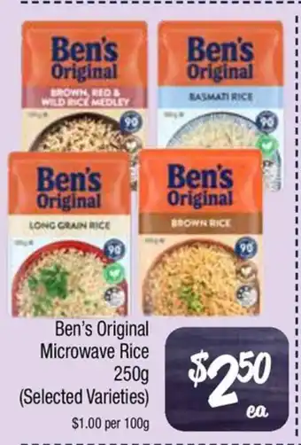 Farmer Jack's Ben's Original Microwave Rice offer