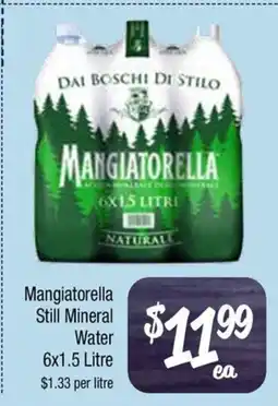 Farmer Jack's Mangiatorella Still Mineral Water offer