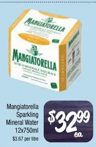 Farmer Jack's Mangiatorella Sparkling Mineral Water offer