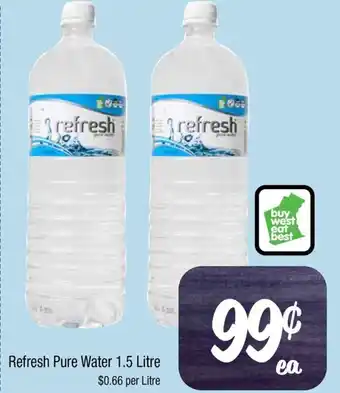 Farmer Jack's Refresh Pure Water 1.5 Litre offer