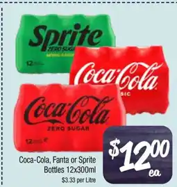 Farmer Jack's Coca-Cola, Fanta or Sprite Bottles offer