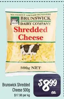 Farmer Jack's Brunswick Shredded Cheese offer