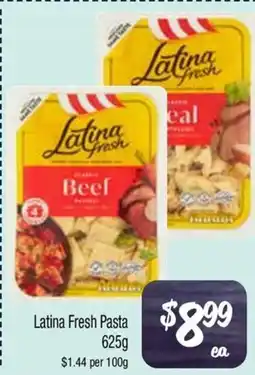 Farmer Jack's Latina Fresh Pasta offer