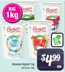 Farmer Jack's Brownes Yoghurt offer