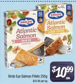 Farmer Jack's Birds Eye Salmon Fillets offer