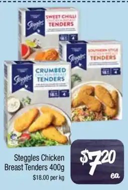 Farmer Jack's Steggles Chicken Breast Tenders offer