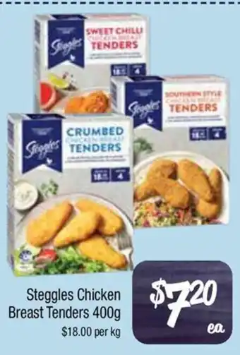 Farmer Jack's Steggles Chicken Breast Tenders offer