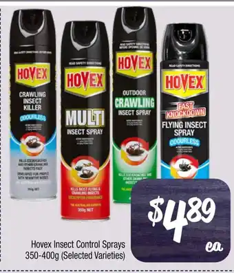 Farmer Jack's Hovex Insect Control Sprays offer