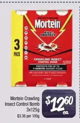 Farmer Jack's Mortein Crawling Insect Control Bomb offer