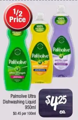 Farmer Jack's Palmolive Ultra Dishwashing Liquid offer