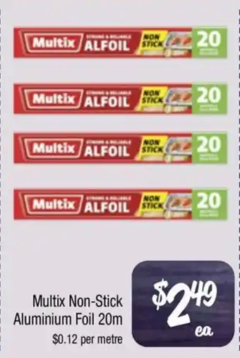 Farmer Jack's Multix Non-Stick Aluminium Foil offer