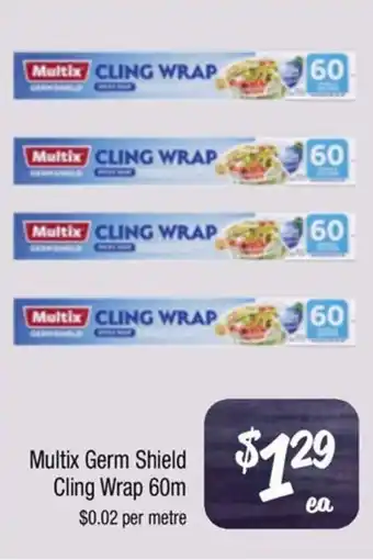 Farmer Jack's Multix Germ Shield Cling Wrap offer