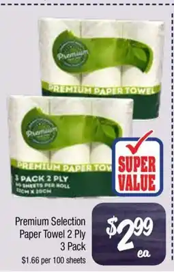 Farmer Jack's Premium Selection Paper Towel 2 Ply offer