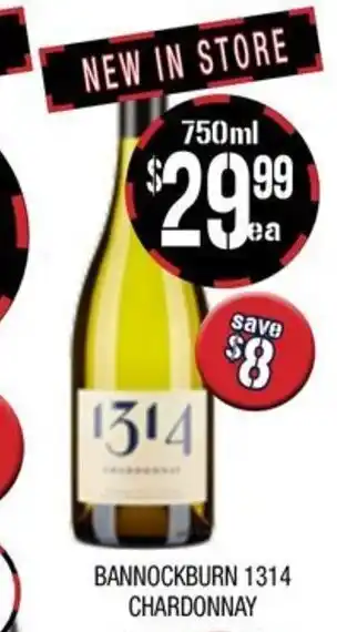 Farmer Jack's Bannockburn 1314 chardonnay offer