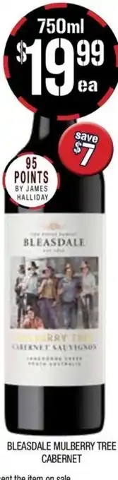 Farmer Jack's Bleasdale mulberry tree cabernet offer